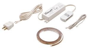 Select LED, 12V, flexible strip light, warm, white, 3200K, 3 piece kit, with 15W dimmable driver, 2 meters Select LED, 12V, flexible strip light, warm, white, 3200K, 3 piece kit, with 15W dimmable driver, 2 meters