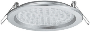 LOOX LED, 24V, 3002, 4.4 watts, warm, white, 3200k, round, recessed mount, aluminum anodized, 127 x 18mm LOOX LED, 24V, 3002, 4.4 watts, warm, white, 3200k, round, recessed mount, aluminum anodized, 127 x 18mm