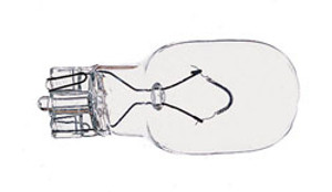 Xenon Bulb Wedge Base 12V, 18watt