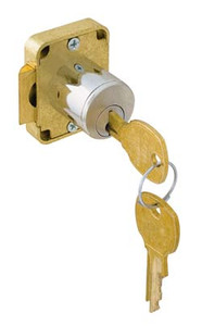 Spring Bolt Lock, C8139, steel, brushed chrome, 3/4", K101