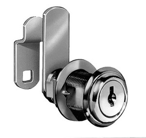 Cam Lock, C8073, Overlay/Flush, 1 3/16", with 180 degree cam rotation, bright nickel, C420A