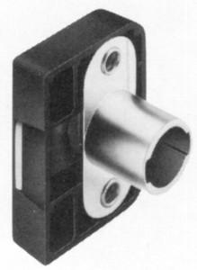 Deadbolt Lock Body, zinc, square, drawer