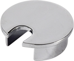 Cable Grommet, zinc, brass polished, 40mm, 20mm x 25mm