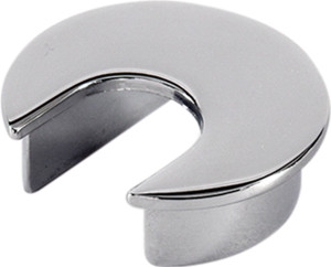 Cable Grommet, zinc, chrome polished, 40mm, 20mm x 25mm