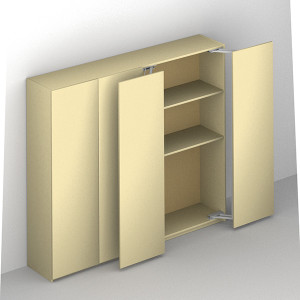 Pegaso Sliding Wood Door Fitting Set, with soft close, minimum cabinet width = 475mm, maximum cabinet height = 2576mm, 44 pounds Pegaso Sliding Wood Door Fitting Set, with soft close, minimum cabinet width = 475mm, maximum cabinet height = 2576mm, 44 pounds