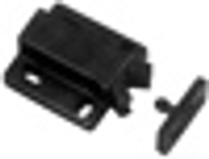 Non-Magnetic Touch Latches, Standard Retaining Force, Black Non-Magnetic Touch Latches, Standard Retaining Force, Black