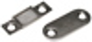 Ultra Thin Magnets and Catches, Pull Force 6.6 lb., Nickel Ultra Thin Magnets and Catches, Pull Force 6.6 lb., Nickel