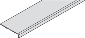 Cover Profile, top/bottom, EKU Combino 20/35, Aluminum, 3.5 meters