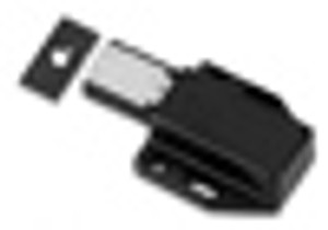 Magnetic Push/Touch Latches, Brown, .59" Medium, Single