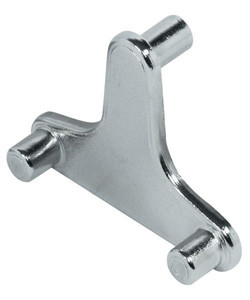 Shelf Support, steel, nickel-plated, 5mm, 16-22mm