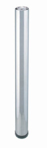 E-Leg, steel, satin nickel, 50mm x 710mm