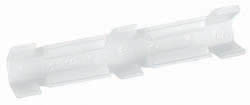 Custom Aluminum Cabinet Base Fascia Clip, plastic, white