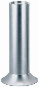 Furniture Foot, aluminum, matt, with plate, 165mm