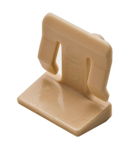 Shelf Support with Clip, plastic, beige, 5mm Shelf Support with Clip, plastic, beige, 5mm