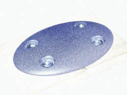 Linkit Table Connector, zinc, gray epoxy