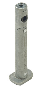 Leveler, adjustable, zinc unfinished, and plastic, 80mm