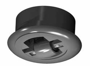 Roller-Mini Caster, swivel, plastic, black, 15mm, 50 kilogram Roller-Mini Caster, swivel, plastic, black, 15mm, 50 kilogram