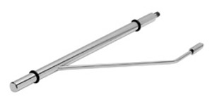 Shelf Support, steel, chrome-plated, polished,14/300mm