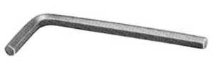 Hex Key, 6mm, steel, zinc plated