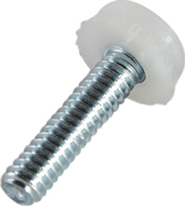 Base Leveler, steel, zinc-plated, white, 1/4-20 x 1 Base Leveler, steel, zinc-plated, white, 1/4-20 x 1