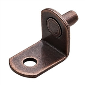 Shelf Support, steel, bronzed, L-shape 5mm with Screw hole 20pcs Shelf Support, steel, bronzed, L-shape 5mm with Screw hole 20pcs