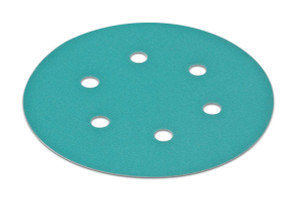 H&L disc, 6", 6 holes, aluminum oxide, 180 grit, filmbac, 100 per package H&L disc, 6", 6 holes, aluminum oxide, 180 grit, filmbac, 100 per package