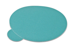 PSA disc, 6", no holes, aluminum oxide, 100 grit, filmbac with tabs, 100 per package PSA disc, 6", no holes, aluminum oxide, 100 grit, filmbac with tabs, 100 per package