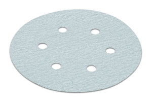 H&L disc, 6", 6 holes, silicon carbide, 80 grit, paper, 100 per package H&L disc, 6", 6 holes, silicon carbide, 80 grit, paper, 100 per package