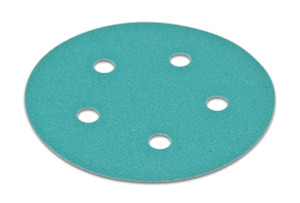 H&L disc, 5", 5 holes, aluminum oxide, 80 grit, filmbac, 100 per package H&L disc, 5", 5 holes, aluminum oxide, 80 grit, filmbac, 100 per package