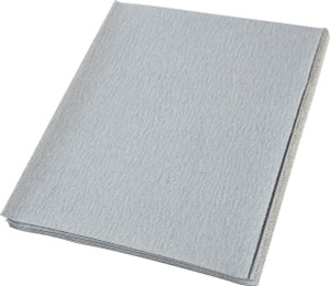 Sheets, 9" x 11", silicon carbide, dri-lube, 220 grit, stearated paper, A weight, 100 per package