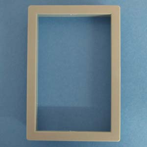 Finishing Grommet 5-13/16" X 3-13/16" (Outlet Access), Gray, 100 pcs Finishing Grommet 5-13/16" X 3-13/16" (Outlet Access), Gray, 100 pcs