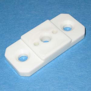 Drawer Slide Spacer 1/4" w/ wood screw holes, White, Pkg of 500