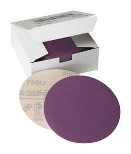 Pro-Pack 10pcs, 735U Hookit Discs, Purple 150 5"