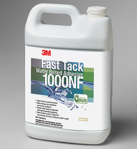 3M Fast Tack Water Based Adhesive 1000NF, Neutral 1 Gallon 3M Fast Tack Water Based Adhesive 1000NF, Neutral 1 Gallon