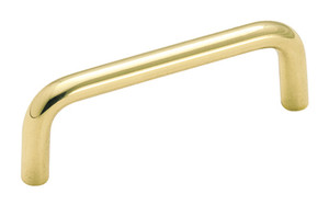 Basic Metals Solid Brass Wire Pulls, Replaces # A01967 3 Polished Brass 3-1/2"