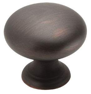Basic Metals Solid Brass, Oil Rubbed Bronze 1-1/4"