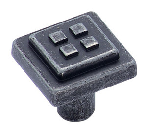 Forgings, Wrought Iron Dark 1-1/8" Square Forgings, Wrought Iron Dark 1-1/8" Square