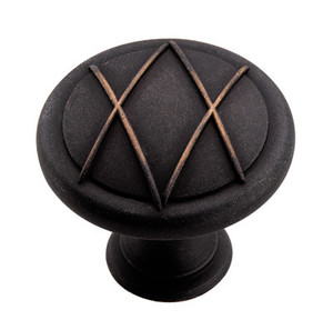 Lattice Dark Oiled Bronze, Dark Oil Rubbed Bronze 1-3/8"