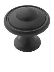 Basic Metals, Flat Black 1-3/16"