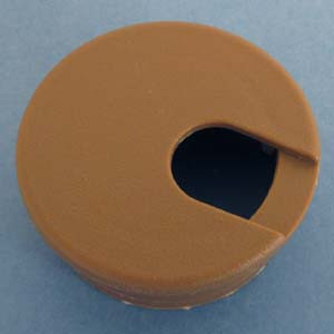 Round Wire Management Grommet Tan 1-3/4", Box of 50