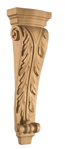 Art for Everyday Corbels, Maple 7" W X 3-1/4" D X 21-1/2" H