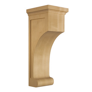 Art for Everyday Corbels, Maple 6-1/4" W X 7-1/2" D X 18" H