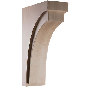 Art for Everyday Corbels, Maple 4" W X 9" D X 14" H
