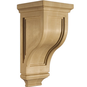 Art for Everyday Corbels, Maple 7-1/2" W X 7-3/4" D X 15-3/8" H