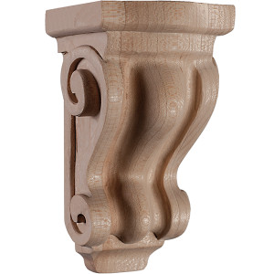 Art for Everyday Corbels, Maple 2-1/2" W X 2-1/4" D X 4-3/8" H