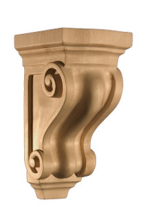 Art for Everyday Corbels, Maple 4-3/4" W X 5-1/2" D X 9-1/2" H