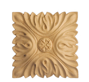 Art for Everyday Rosettes, Paint Grade 4" W X 4" H X 5/8" T