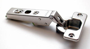 Blum 100G Hinge, Screw On Half Crank Nickel Blum 100G Hinge, Screw On Half Crank Nickel