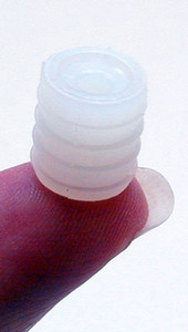 10mm Plastic Dowels, White 10X11Mm