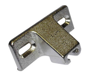 Edge Mount Mounting Plates, Nickel 1" Ol